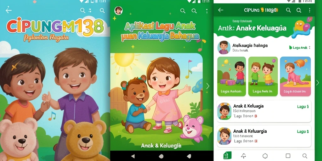 Antarmuka utama CIPUNG138 yang menyenangkan untuk anak-anak.