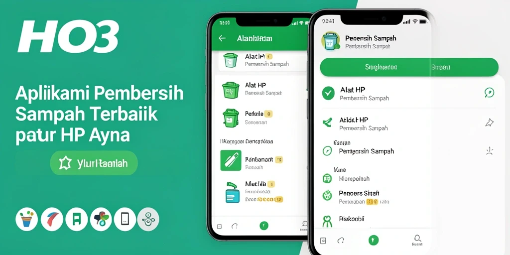 Antarmuka pengguna HO3 yang sederhana dan efektif untuk pembersihan sampah.