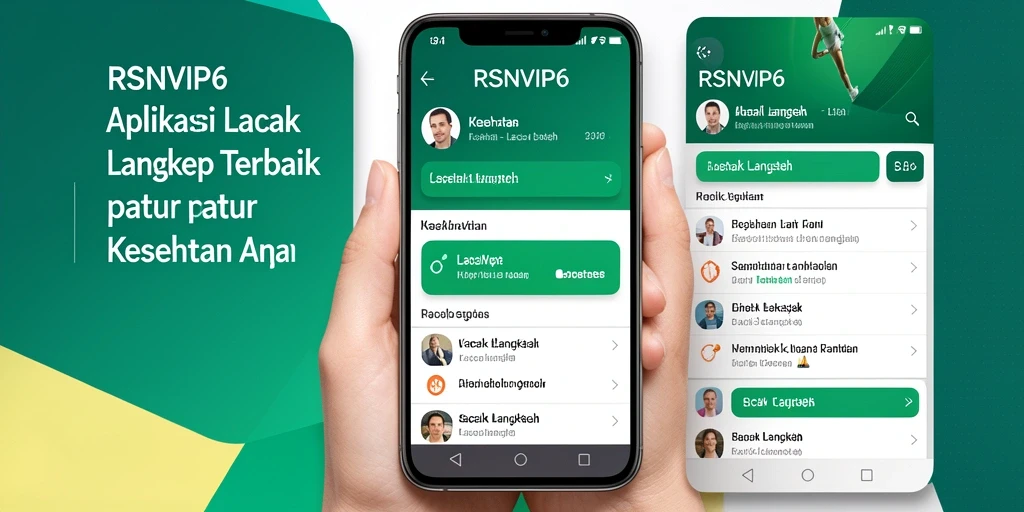 Tampilan antarmuka pengguna aplikasi RSNVIP6 yang intuitif dan menarik.