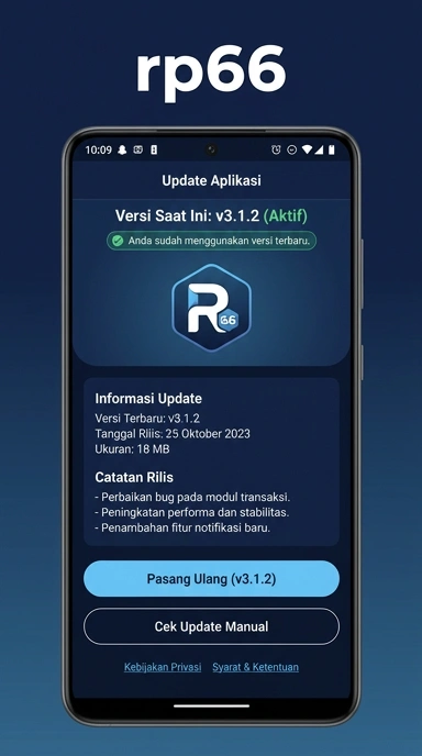 Riwayat Versi rp66 untuk Pengguna Android